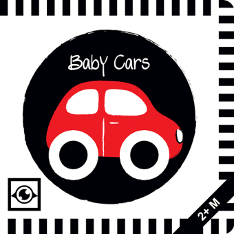 Baby Cars: Kontrastbuch für Babys mit Öffnungen · kontrastreiche Bilder angepasst an Babyaugen · Schwarz Weiß Rot Buch f