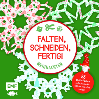 Bastelblock: Falten, Schneiden, fertig! Weihnachten