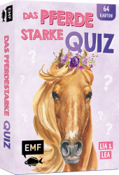 Kartenspiel: Das pferdestarke Quiz von den beliebten Social-Media-Stars Lia und Lea - # ponylife