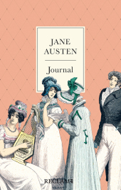 Jane Austen Journal | Hochwertiges Notizbuch mit Fadenheftung, Lesebändchen und Verschlussgummi | Mit Illustrationen un