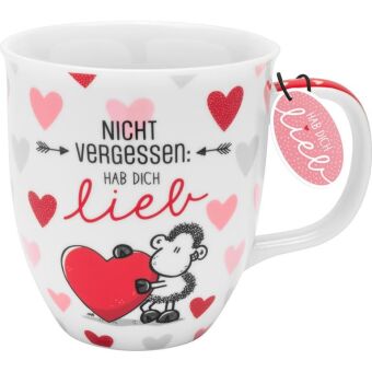 Tasse Motiv "Hab dich lieb"