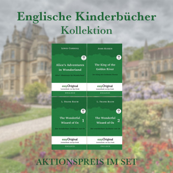 Englische Kinderbücher Kollektion (Bücher + 4 MP3 Audio-CDs) - Lesemethode von Ilya Frank - Zweisprachige Ausgabe Englis
