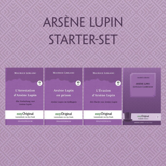 Arsène Lupin, gentleman-cambrioleur (mit 4 MP3 Audio-CDs) - Starter-Set, m. 4 Audio-CD, m. 4 Audio, m. 4 Audio, 4 Teile 