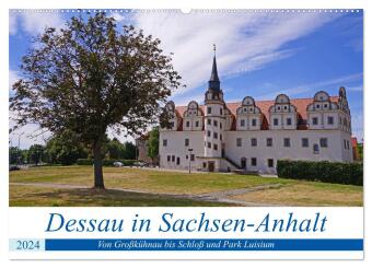 Dessau in Sachsen-Anhalt (Wandkalender 2024 DIN A2 quer), CALVENDO Monatskalender 