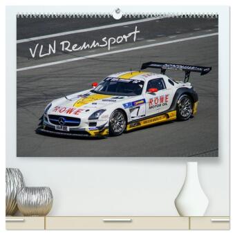 VLN Rennsport (hochwertiger Premium Wandkalender 2024 DIN A2 quer), Kunstdruck in Hochglanz 
