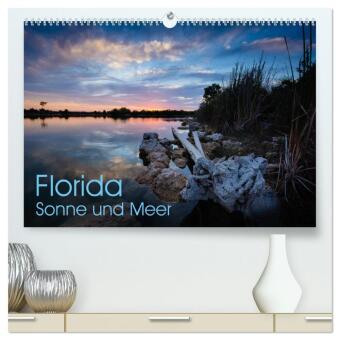 Florida. Sonne und Meer (hochwertiger Premium Wandkalender 2024 DIN A2 quer), Kunstdruck in Hochglanz 