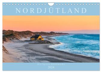 Nordjütland - die Spitze Dänemarks (Wandkalender 2024 DIN A4 quer), CALVENDO Monatskalender 