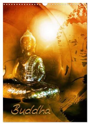 Buddha (Wandkalender 2024 DIN A3 hoch), CALVENDO Monatskalender 