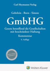 GmbHG - Kommentar