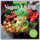 Vegan Living - Vegan Leben 2024 - 16-Monatskalender