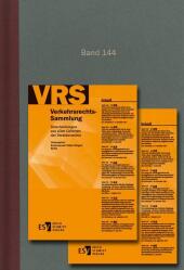 Verkehrsrechts-Sammlung (VRS) Band 144