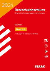 STARK Original-Prüfungen Realschulabschluss 2024 - Deutsch - Sachsen, m. 1 Buch, m. 1 Beilage