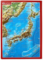 Japan, Reliefpostkarte