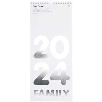 Familienplaner 2024, 20 x 48 cm