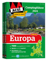 ACSI Campingführer Europa 2024, 2 Teile