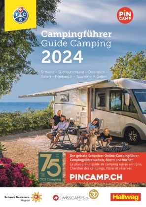 Schweiz - Europa 2024, Campingführer TCS, m. 1 Karte