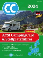ACSI CampingCard & Stellplatzführer Europa 2024, 2 Teile