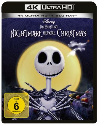 Nightmare before Christmas 4K, 1 UHD-Blu-ray + 1 Blu-ray