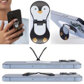 zipgrips Pinguin | 2 in 1 Handy-Griff & Aufsteller | Sicherer Griff | Halter für Smartphones | Perfekte Selfies | Ideal
