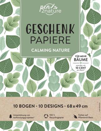 Geschenkpapier-Buch Calming Nature | 100% Recyclingpapier