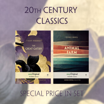 20th Century Classics Books-Set (with audio-online) - Readable Classics - Unabridged english edition with improved reada
