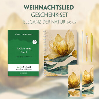 Ein Weihnachtslied Geschenkset (Hardcover + Audio-Online) + Eleganz der Natur Schreibset Basics, m. 1 Beilage, m. 1 Buch