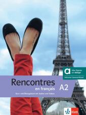 Rencontres en français A2 - Hybride Ausgabe allango, m. 1 Beilage