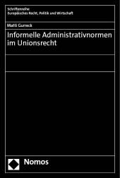 Informelle Administrativnormen im Unionsrecht