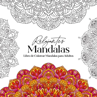 Relajantes Mandalas Libro de Colorear Mandalas para Adultos 