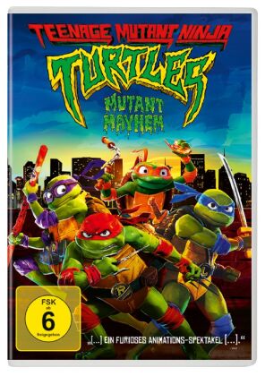 Teenage Mutant Ninja Turtles: Mutant Mayhem, 1 DVD