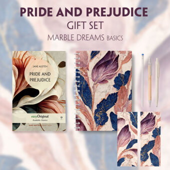 Pride and Prejudice (with audio-online) Readable Classics Geschenkset + Marmorträume Schreibset Basics, m. 1 Beilage, m.