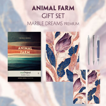 Animal Farm (with audio-online) Readable Classics Geschenkset + Marmorträume Schreibset Premium, m. 1 Beilage, m. 1 Buch