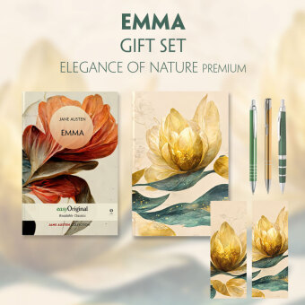 Emma (with audio-online) Readable Classics Geschenkset + Eleganz der Natur Schreibset Premium, m. 1 Beilage, m. 1 Buch