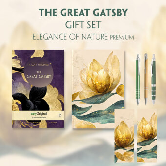 The Great Gatsby (with audio-online) Readable Classics Geschenkset + Eleganz der Natur Schreibset Premium, m. 1 Beilage,