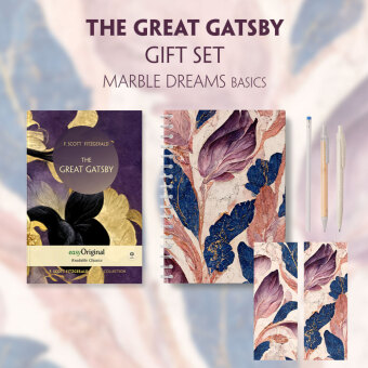 The Great Gatsby (with audio-online) Readable Classics Geschenkset + Marmorträume Schreibset Basics, m. 1 Beilage, m. 1