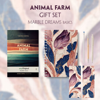 Animal Farm (with audio-online) Readable Classics Geschenkset + Marmorträume Schreibset Basics, m. 1 Beilage, m. 1 Buch