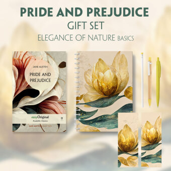 Pride and Prejudice (with audio-online) Readable Classics Geschenkset + Eleganz der Natur Schreibset Basics, m. 1 Beilag