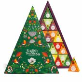 Tee Adventskalender "Mosaik grün", BIO, 25 Pyramidenbeutel