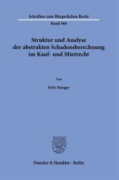 Struktur und Analyse der abstrakten Schadensberechnung im Kauf- und Mietrecht.