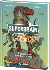 Superbrain-Comics - Auf den Spuren der Dinosaurier Cover