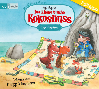Der kleine Drache Kokosnuss - Abenteuer & Wissen Piraten, 2 Audio-CD