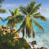 Alpha Edition - Summer Dreams 2025 Broschürenkalender, 30x30cm, Wandkalender mit Platz für Notizen und Termine, sommerli