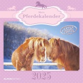 Alpha Edition - Mein Pferdekalender 2025 Broschürenkalender, 30x30cm, Wandkalender mit Platz für Notizen und Termine, sc