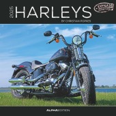 Alpha Edition - Harleys 2025 Broschürenkalender, 30x30cm, Wandkalender mit Platz für Notizen und Termine, Bilder von ame