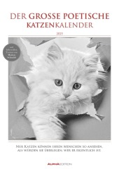 Alpha Edition - Der große poetische Katzenkalender 2025 Bildkalender, 29,7x42cm, Kalender mit poetischen Texten von Mari