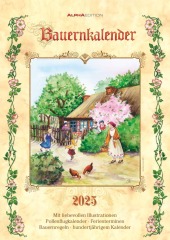 Bauernkalender 2025 - Bildkalender A3 (29,7x42 cm) - mit Feiertagen (DE/AT/CH) und Platz für Notizen - inkl. Bauernregel