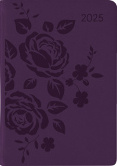 Alpha Edition - Ladytimer Mini Deluxe Purple 2025 Taschenkalender, 8x11,5cm, Kalender mit 144 Seiten,mit einem Info- und