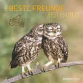 Beste Freunde 2025 - Broschürenkalender 30x30 cm (30x60 geöffnet) - Kalender mit Platz für Notizen - Best Friends - Bild