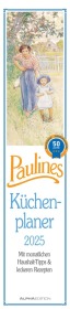 Alpha Edition - Paulines Küchenplaner 2025, 11,3x49,5cm, Streifenkalender mit einer Spalte für Termine, viele Tipps und