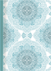 Lady Journal Midi Oriental 2025 - Taschen-Kalender 12x17 cm - Muster - mit Mattfolie - Notiz-Buch - Weekly - 192 Seiten